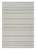 4' X 6' Cream and Beige Striped Distressed Indoor Outdoor Area Rug