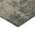 3' X 5' Pewter And Wheat Abstract Washable Indoor Outdoor Area Rug