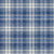 3' X 5' Navy Blue And Ivory Plaid Washable Indoor Outdoor Area Rug - 608219089856