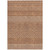 3' X 5' Orange And Ivory Chevron Washable Indoor Outdoor Area Rug - Orange, Ivory