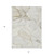 3' X 5' Beige and Ivory Abstract Washable Non Skid Indoor Outdoor Area Rug - Beige, Ivory