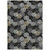 5' X 8' Black Gray And Ivory Polka Dot Washable Indoor Outdoor Area Rug