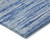 5' X 8' Blue Gray And Ivory Striped Washable Indoor Outdoor Area Rug
