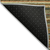 3' X 5' Coral Gold And Green Striped Washable Indoor Outdoor Area Rug