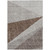 3' X 5' Gray Silver And Taupe Geometric Washable Indoor Outdoor Area Rug