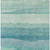 5' X 8' Turquoise Striped Washable Indoor Outdoor Area Rug