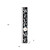 72" Black And White Solid Wood Welcome Snowman Porch Sign