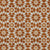 5' X 8' Orange Beige And Copper Floral Medallion Washable Indoor Outdoor Area Rug