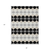 3' X 5' Black Ivory And Beige Geometric Washable Indoor Outdoor Area Rug