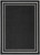 4' X 6' Black And Ivory Indoor Outdoor Area Rug - Black, Ivory