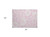 2' X 3' Pink and Ivory Floral Washable Non Skid Indoor Outdoor Area Rug