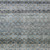 3' X 5' Teal Blue Light Blue And Gray Striped Washable Indoor Outdoor Area Rug