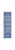 6' Denim Blue And Navy Blue Abstract Indoor Outdoor Runner Rug