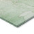 8' Runner Green Abstract Washable Non Skid Indoor Outdoor Runner Rug Transitional Style - Green Color