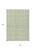 5' X 8' Sage And Ivory Geometric Washable Indoor Outdoor Area Rug - Sage, Ivory