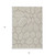 5' X 8' Beige And Brown Abstract Washable Indoor Outdoor Area Rug Transitional Style - Beige, Brown Color