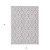 5' X 8' Lavender And Ivory Geometric Washable Indoor Outdoor Area Rug