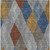 3' X 5' Gray Gold And Blue Argyle Washable Indoor Outdoor Area Rug