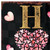36" Black Gold And Pink Solid Wood Home Sweet Valentine's Day Porch Sign