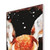 42" Black White Brown And Orange Solid Wood Deer Garden Stake