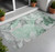 2' X 3' Green Abstract Washable Non Skid Indoor Outdoor Area Rug Transitional Style - Green Color