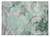 2' X 3' Green Abstract Washable Non Skid Indoor Outdoor Area Rug Transitional Style - Green Color