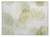 2' X 3' Green and Ivory Abstract Washable Non Skid Indoor Outdoor Area Rug