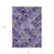 5' X 8' Purple Lilac And Lavender Abstract Washable Indoor Outdoor Area Rug