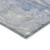 3' X 5' Denim Blue And Ivory Abstract Washable Indoor Outdoor Area Rug - 880016616477