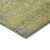 3' X 5' Gold Green And Gray Abstract Washable Indoor Outdoor Area Rug