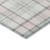 5' X 8' Pink And Gray Plaid Washable Indoor Outdoor Area Rug Transitional Style - Pink, Gray Color