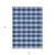 5' X 8' Navy Blue And Ivory Plaid Washable Indoor Outdoor Area Rug