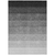 5' X 8' Black And Ivory Ombre Washable Indoor Outdoor Area Rug