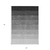 5' X 8' Black And Ivory Ombre Washable Indoor Outdoor Area Rug