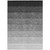 5' X 8' Black And Ivory Ombre Washable Indoor Outdoor Area Rug