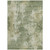5' X 8' Sage And Beige Abstract Washable Indoor Outdoor Area Rug - Sage, Beige