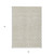 5' X 8' Beige And Ivory Geometric Washable Indoor Outdoor Area Rug Transitional Style - Beige, Ivory Color