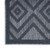 2' X 4' Navy Blue And Ivory Geometric Indoor Outdoor Area Rug