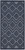 2' X 4' Navy Blue And Ivory Geometric Indoor Outdoor Area Rug