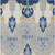 5' X 8' Navy Blue Ivory And Gray Ikat Washable Indoor Outdoor Area Rug
