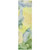 8' Runner Yellow Abstract Washable Non Skid Indoor Outdoor Runner Rug