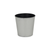 5" Silver Recycled Plastic Indoor Outdoor Round Pot Planter