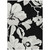 5' X 8' Black Gray And Silver Floral Washable Indoor Outdoor Area Rug