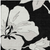 5' X 8' Black Gray And Silver Floral Washable Indoor Outdoor Area Rug