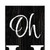 72" Black And White Solid Wood Hello There Porch Sign