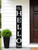 72" Black And White Solid Wood Hello There Porch Sign