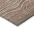 3' X 5' Brown And Copper Abstract Washable Indoor Outdoor Area Rug - Brown, Copper