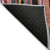 3' X 5' Pink Black And Green Striped Washable Indoor Outdoor Area Rug