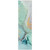 8' Runner Teal Abstract Washable Non Skid Indoor Outdoor Runner Rug Transitional Style - Teal Blue Color