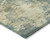 3' X 5' Teal Blue And Beige Abstract Washable Indoor Outdoor Area Rug - Teal Blue, Beige